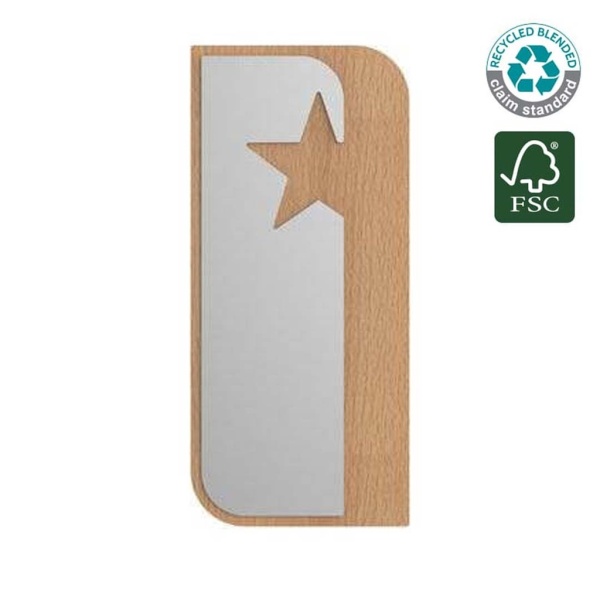 sustainable wood award trophy
