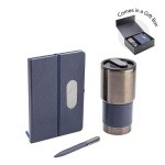 tumbler notebook and pen gift set