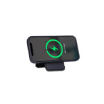 magnetic wireless charger card holder