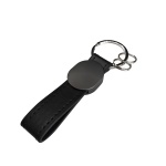 PU and metal keychain