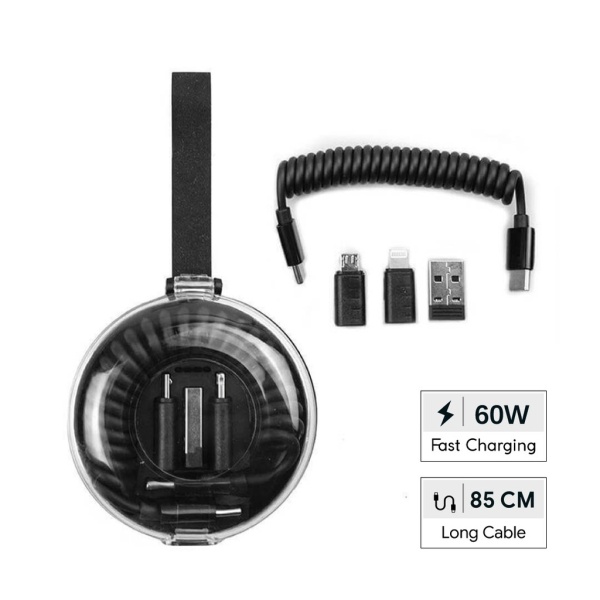 curled cable adapter kit