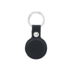 pu keychain with airtag holder
