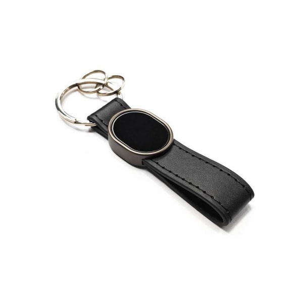 PU and metal keychain
