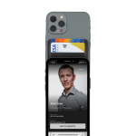 mag cardholder with nfc business card